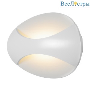 Настенный светодиодный светильник iLedex Flux ZD7151-6W WH matt white