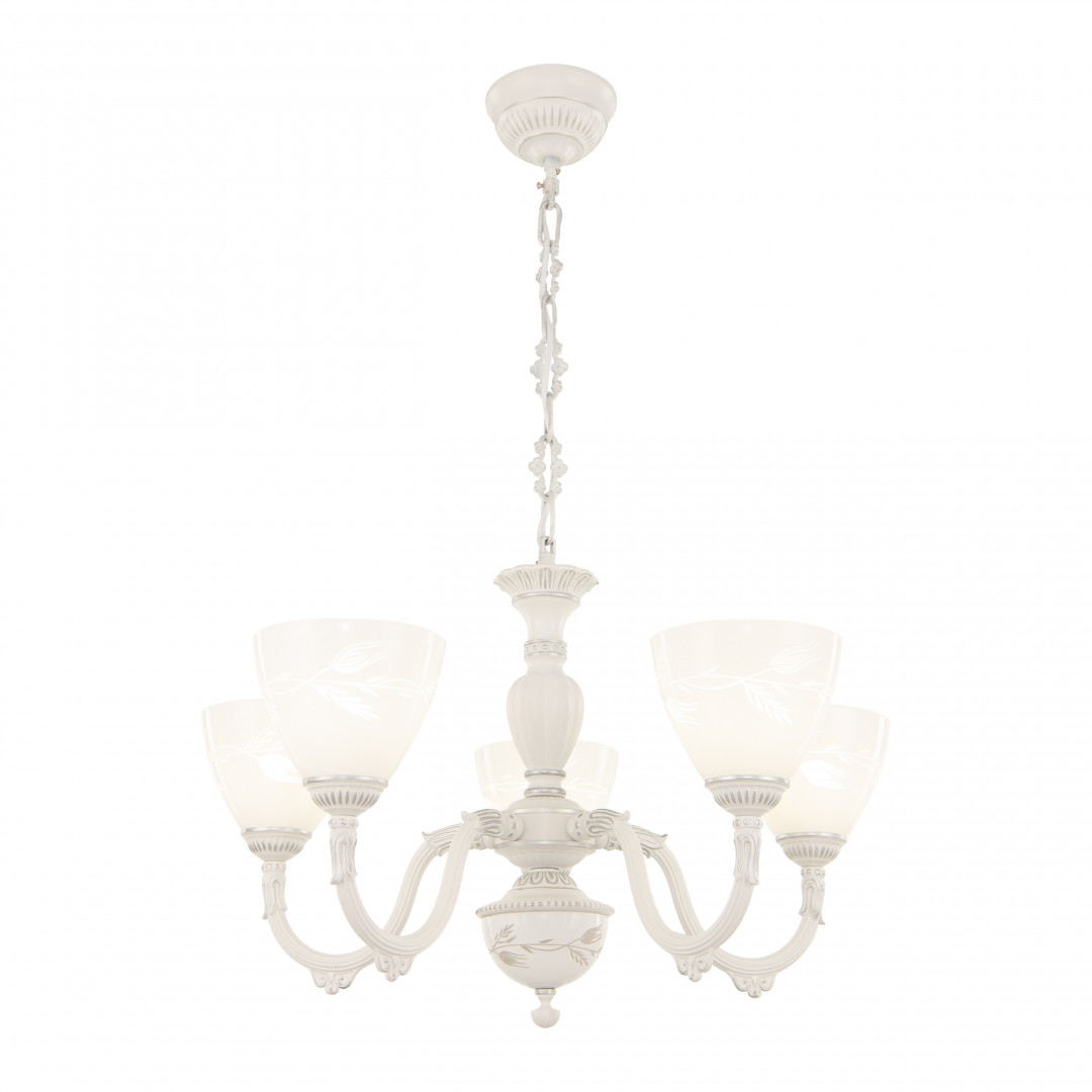 подвесная люстра arte milano 347837/5 wt+sl