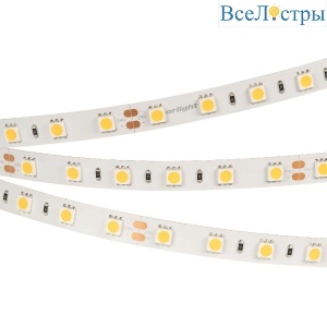 Светодиодная лента Arlight RT 2-5000 24V Warm2700 2x (5060, 300 LED, LUX) (14.4 Вт/м, IP20) 008828