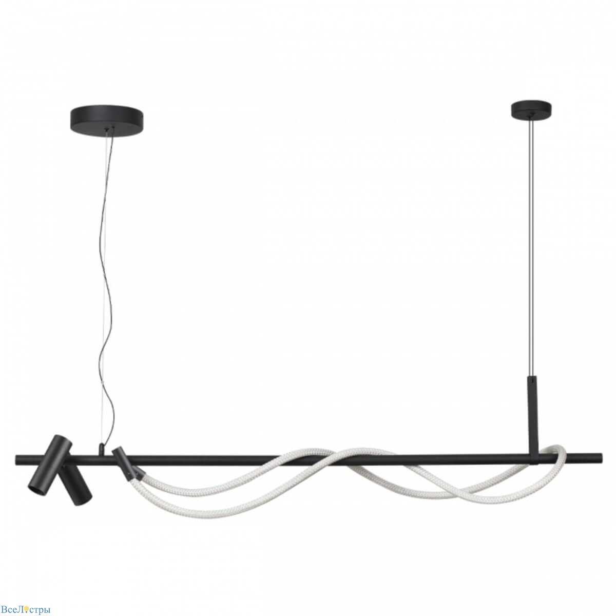 подвесной светодиодный светильник odeon light corda hightech 4391/30l