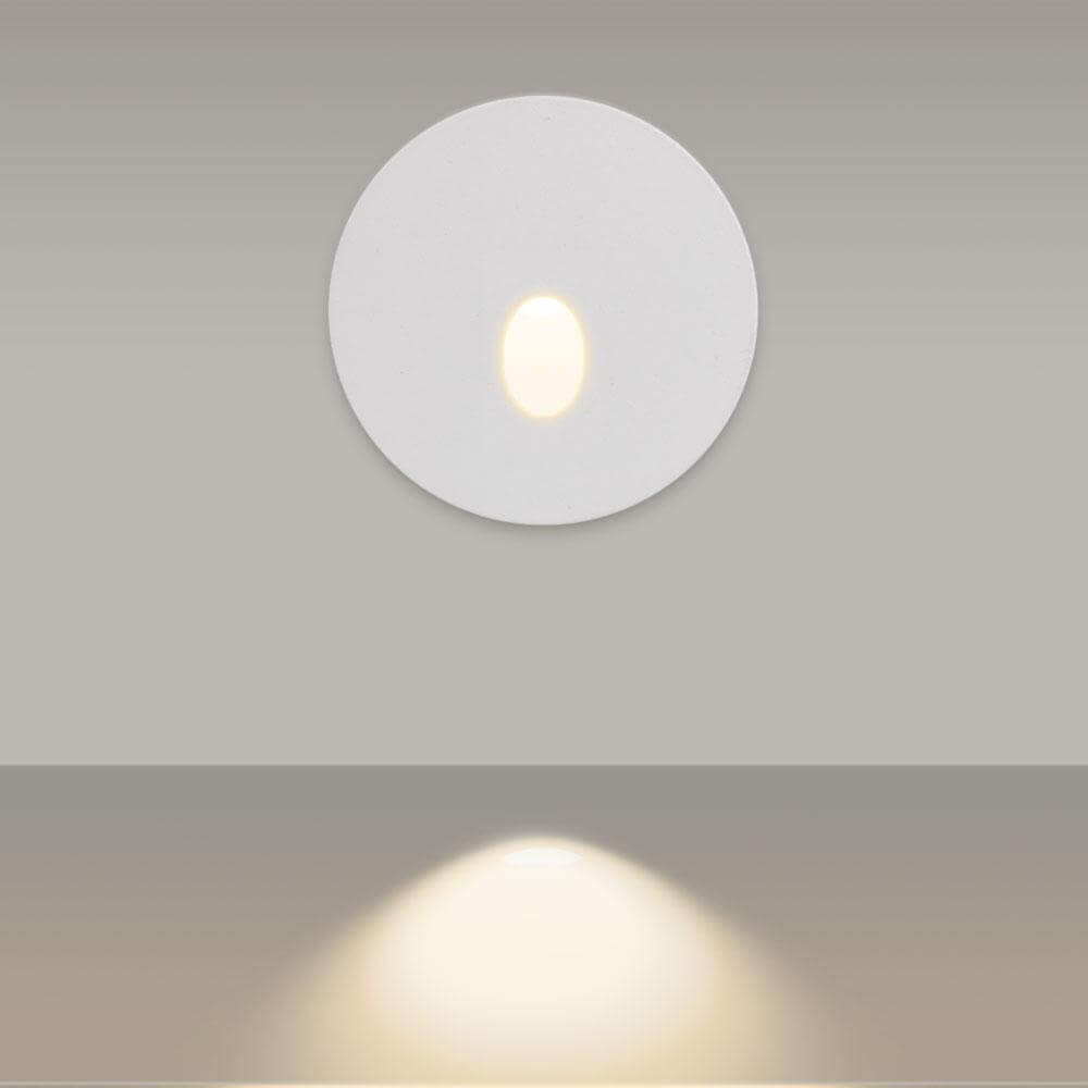 светильник для ступеней arlight lt-gap-r70-3w warm3000 025737