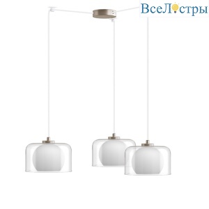 Подвесной светильник 33 Идеи PND.114.03.07.002.NI-S.28.TR-S.02.WH