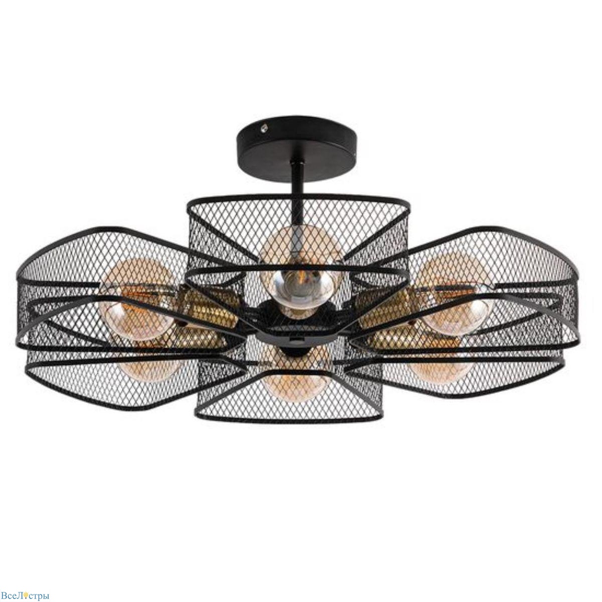 потолочная люстра arte lamp maasym a7044pl-6bk