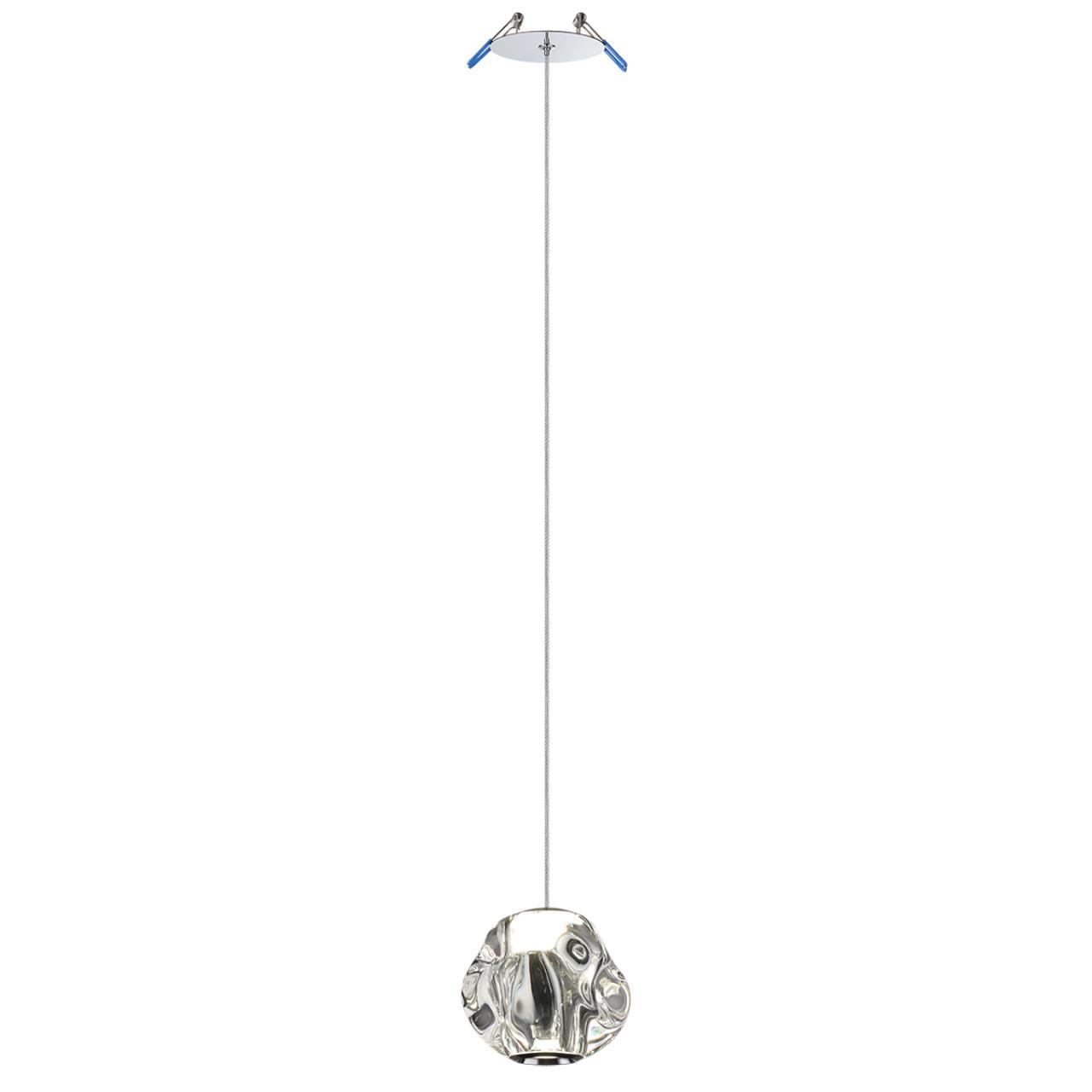 подвесной светодиодный светильник odeon light l-vision jemstone 5084/5l