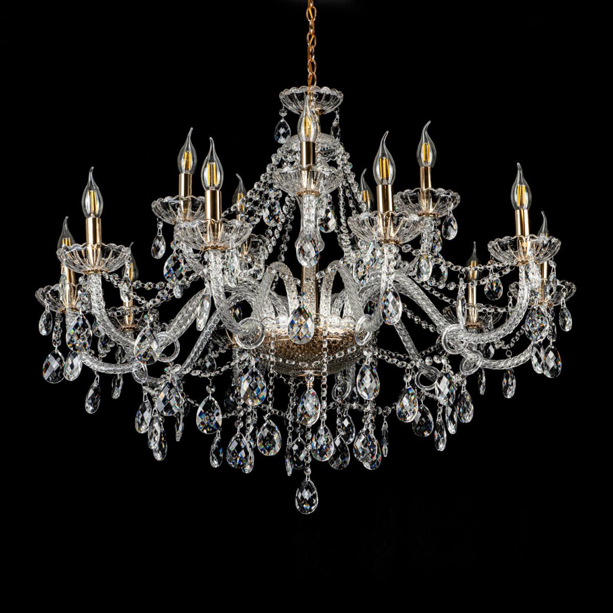подвесная люстра modelight mdl.7068.15hc gd