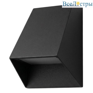 Уличный настенный светильник Uniel ULU-P34A-5W/4000K IP65 BLACK UL-00013623