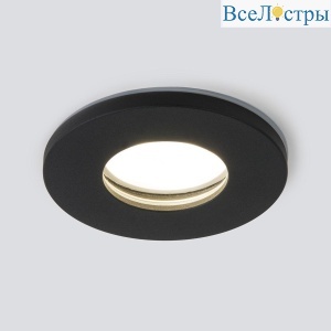 Встраиваемый светильник Elektrostandard 125 MR16 черный матовый 4690389168819