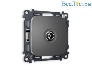 Комплект механизма TV розетки проходной 5-1000 MHz 4dB Ambrella Volt Omega MO663030