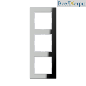 Рамка трехместная Jung AC583GLSI