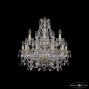 Подвесная люстра Bohemia Ivele Crystal 1411/10+5/195/2d G