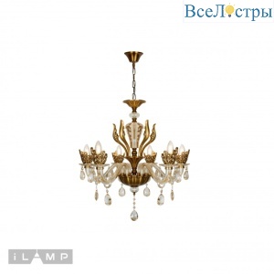 Подвесная люстра iLamp Asia 61078-6 BR