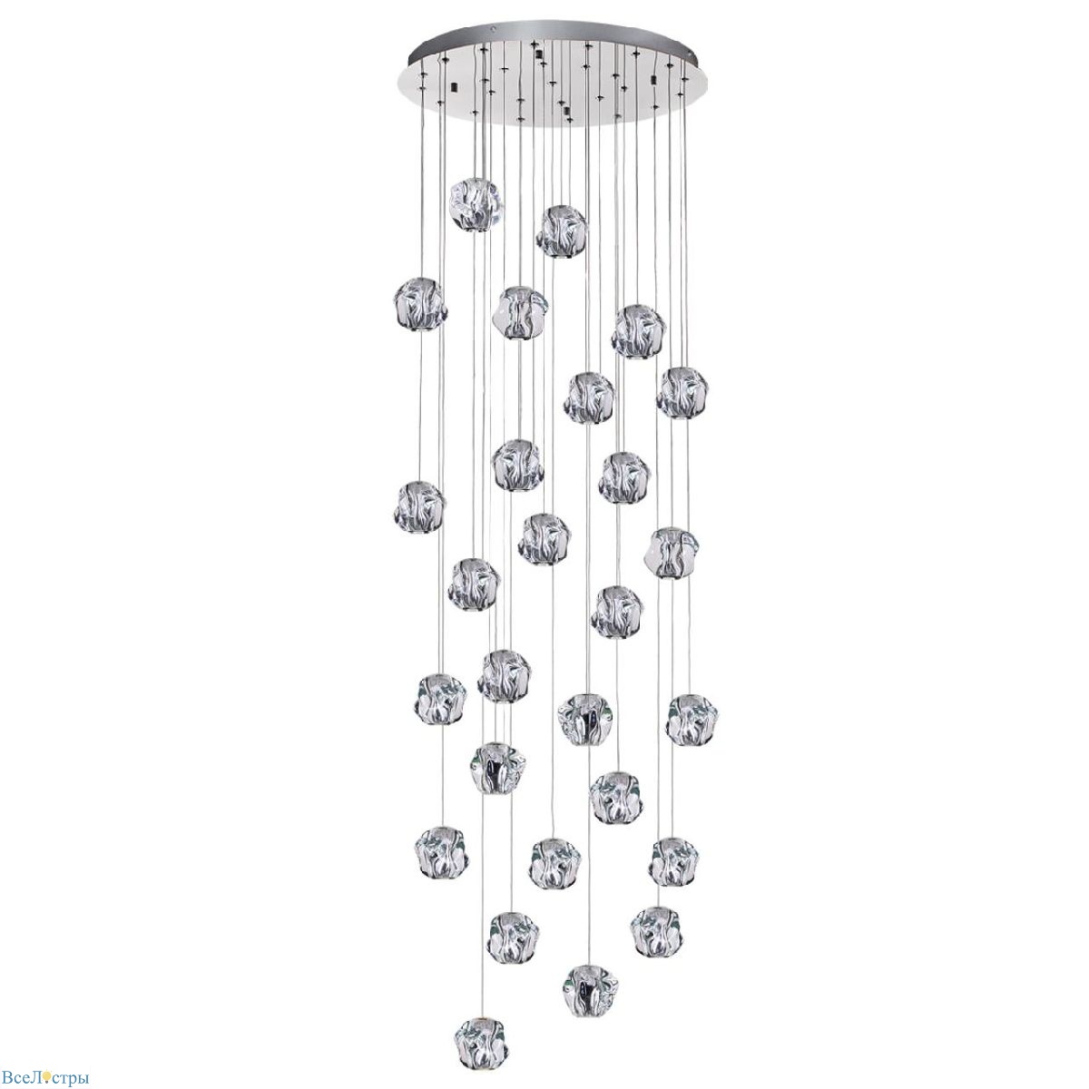 каскадная люстра odeon light jemstone 5084/120l