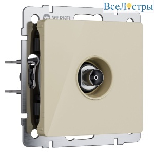 ТВ-розетка оконечная Werkel 4690389197130 W1183043 a064065