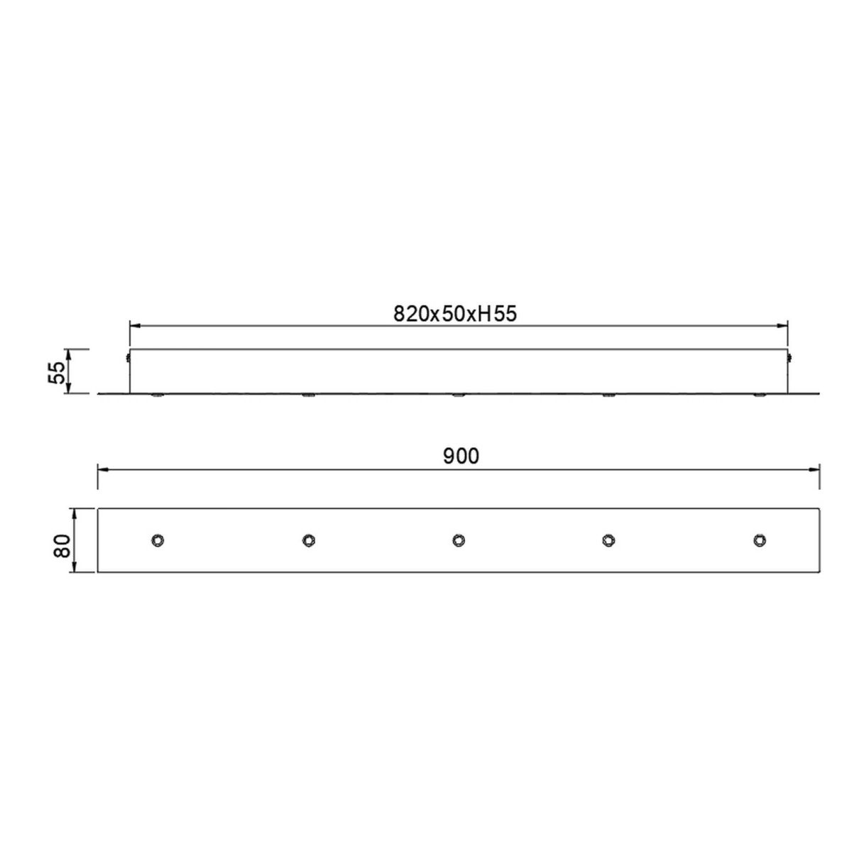 основание потолочное 5l mantra modular light florones 9382