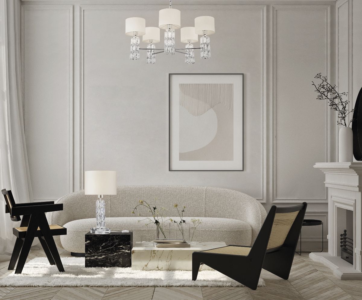 подвесная люстра maytoni talento dia008pl-05ch