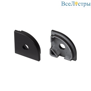 Заглушка с отверстием Arlight SL-KANT-H20 BLACK 049405