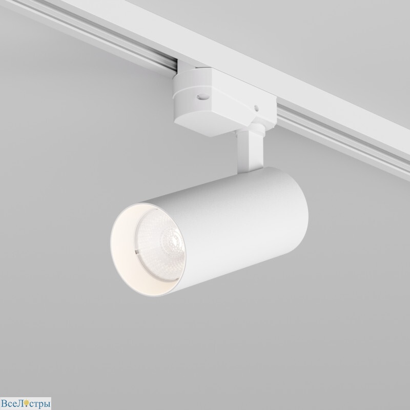 трековый однофазный светильник denkirs solid koper dk6451-wh