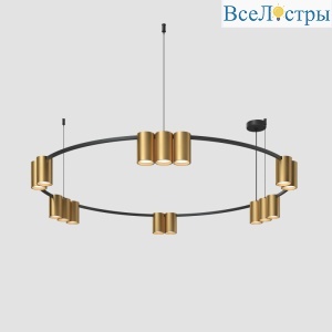 Подвесная люстра Denkirs Orbit DK4067-BK+SG