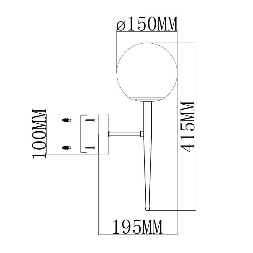 бра moderli scrumbel v6043-1w