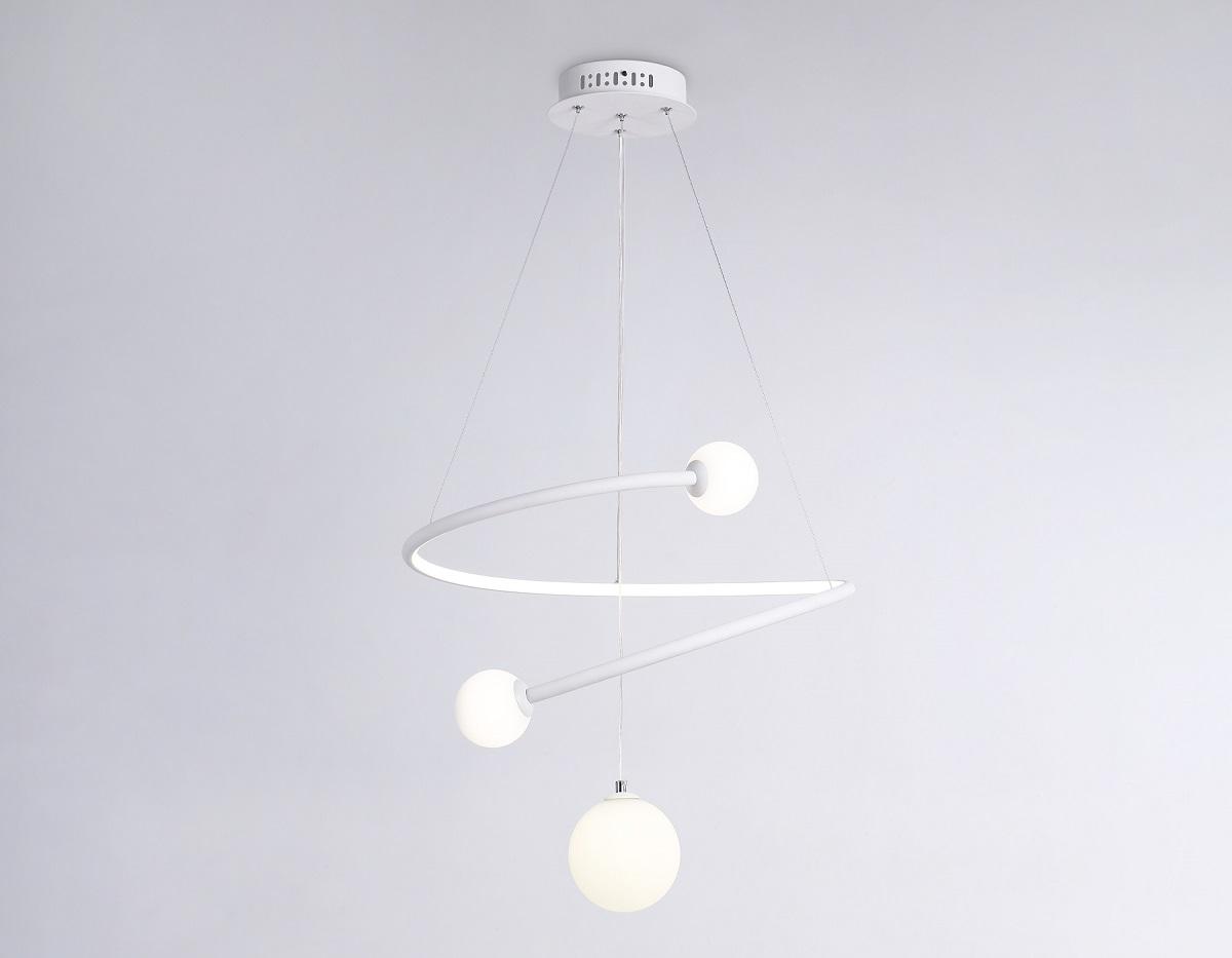 подвесной светодиодный светильник ambrella light comfort linetech fl66299