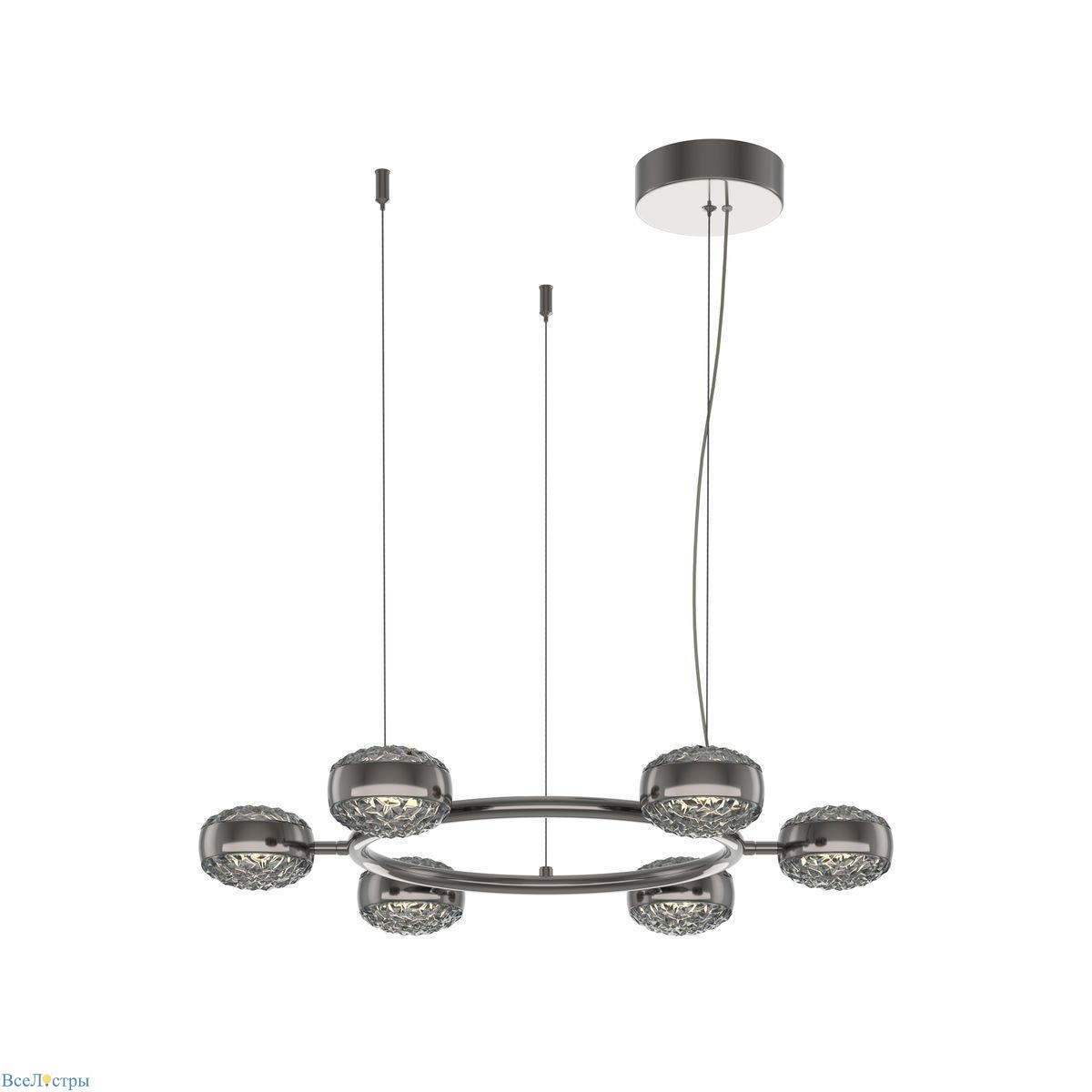 подвесная светодиодная люстра maytoni mind mod299pl-l60bc3k