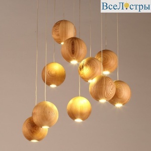 Подвесной светильник ImperiumLoft Lofter Wooden Sphere 73428-22