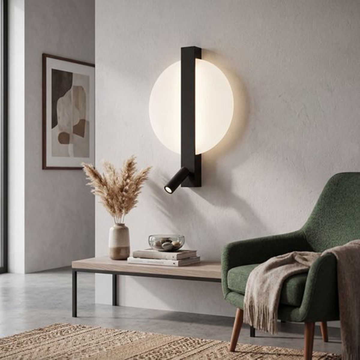 настенный светильник reluce 86212-9.2-001ct led8+3w bk