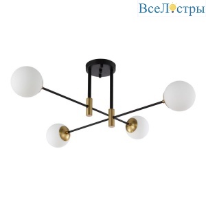 Потолочная люстра Crystal Lux Fidel PL4 Black