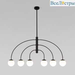 Люстра на штанге Eurosvet Cenacolo 30179/6 черный a069124