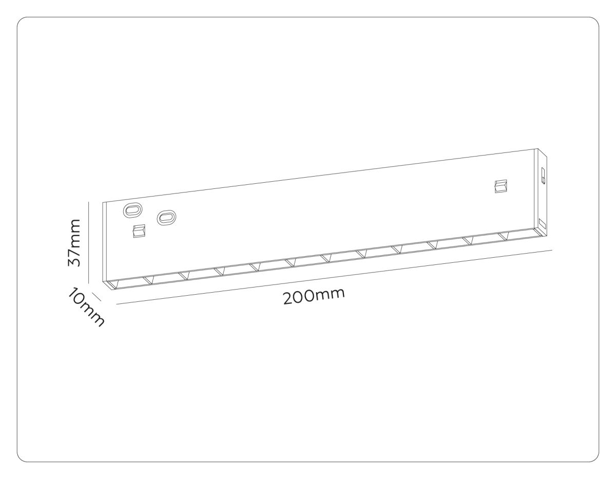 трековый магнитный светильник с переключателем цв. темп. ambrella light gl2334