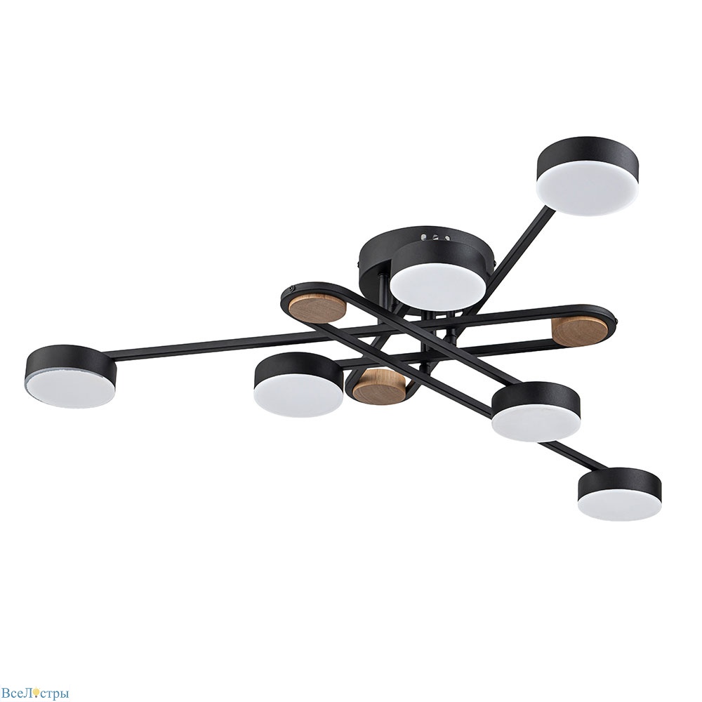 потолочная люстра arte lamp taygeta a2455pl-6bk