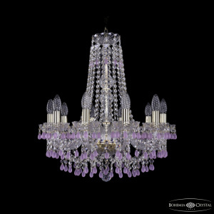 Подвесная люстра Bohemia Ivele Crystal 1410/10/195/h-60 G V7010