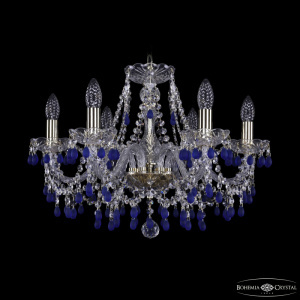 Подвесная люстра Bohemia Ivele Crystal 1410/6/195 G V3001