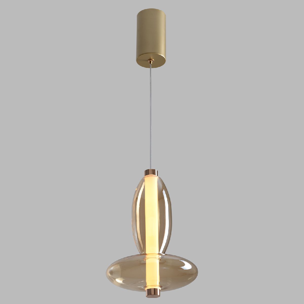 подвесной светильник crystal lux quasar sp7w led amber