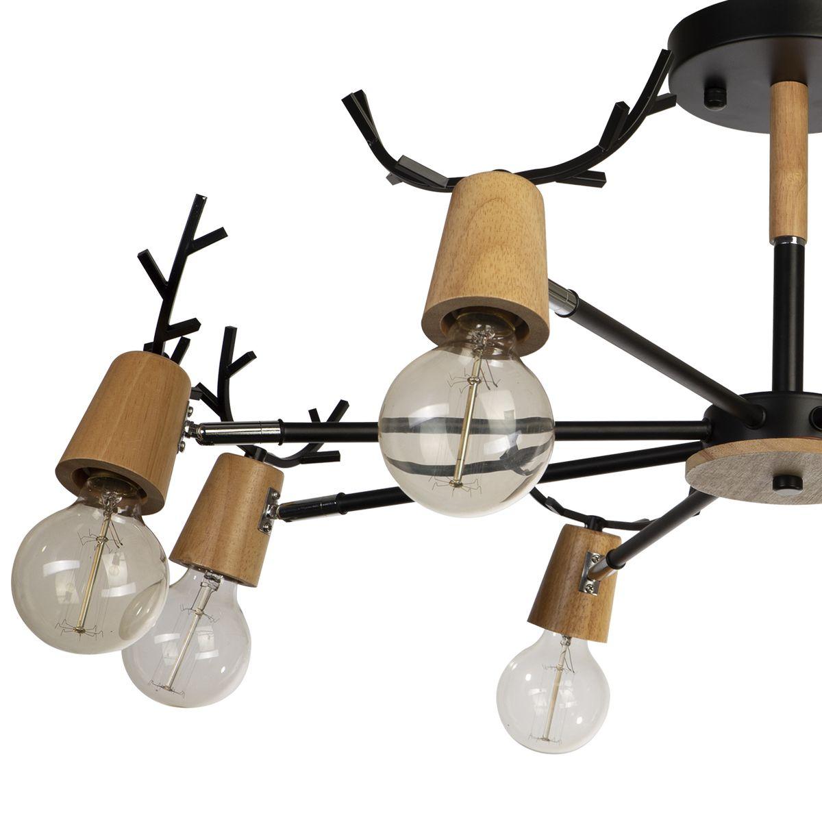 потолочная люстра loft it sven 10024/8 black