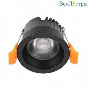 Встраиваемый светодиодный светильник iLedex Mars 107-7W-D64-4000K-24DG-BK
