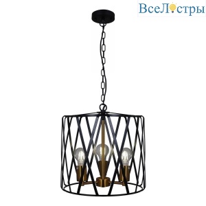 Подвесная люстра Illumico IL1023-3PB-05 BK GD