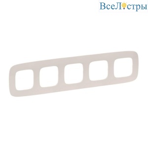 Рамка 5-постовая Legrand Valena Allure Слоновая кость 754315