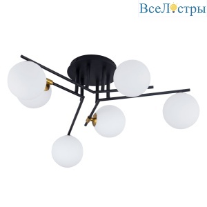 Потолочная люстра Arte Lamp Gemini A2243PL-6BK