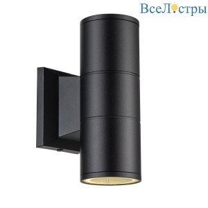 Уличный настенный светильник Escada Biotit 30015W/02 Black