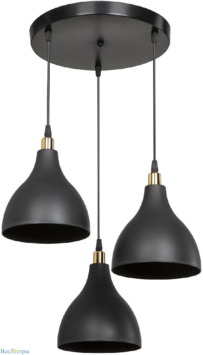 подвесной светильник toplight marjory tl1615h-03bk