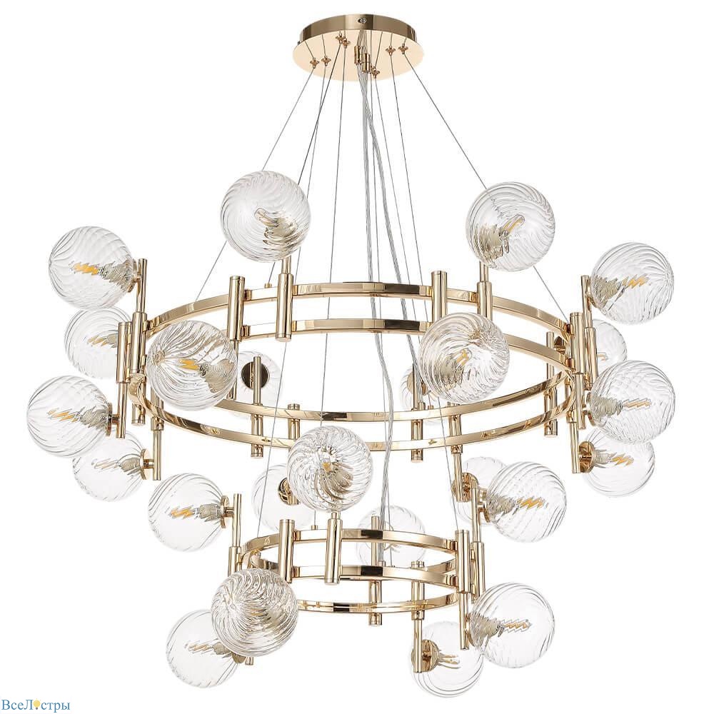 подвесная люстра crystal lux luxury sp16+8 gold
