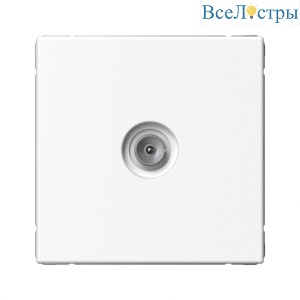 TV Антенна коннектор механизм Systeme Electric ArtGallery Белый GAL000193