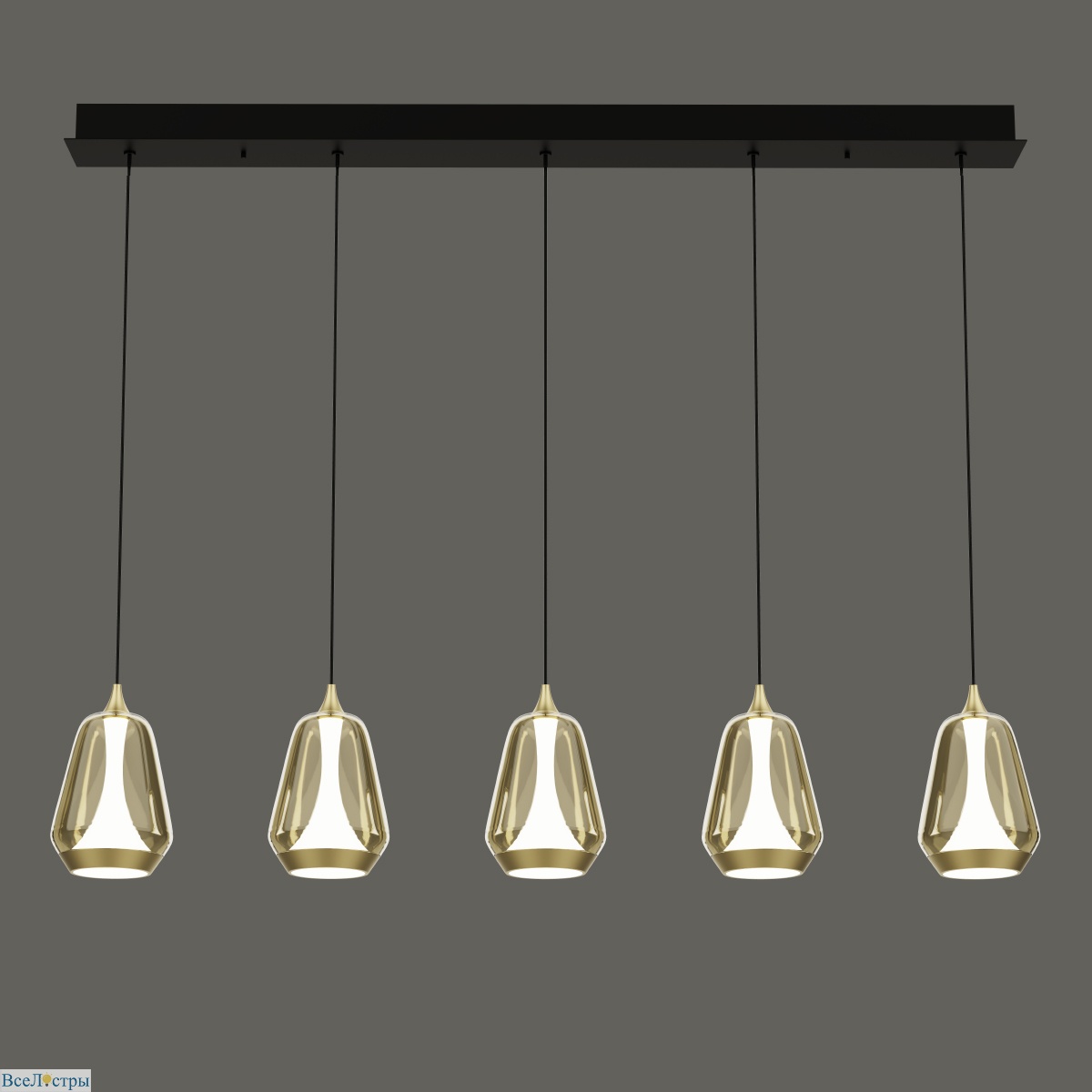 подвесной светильник delight collection md24001011-5b brass/champagne