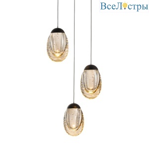 Подвесной светильник Delight Collection MD25090022-3A matt black/champagne