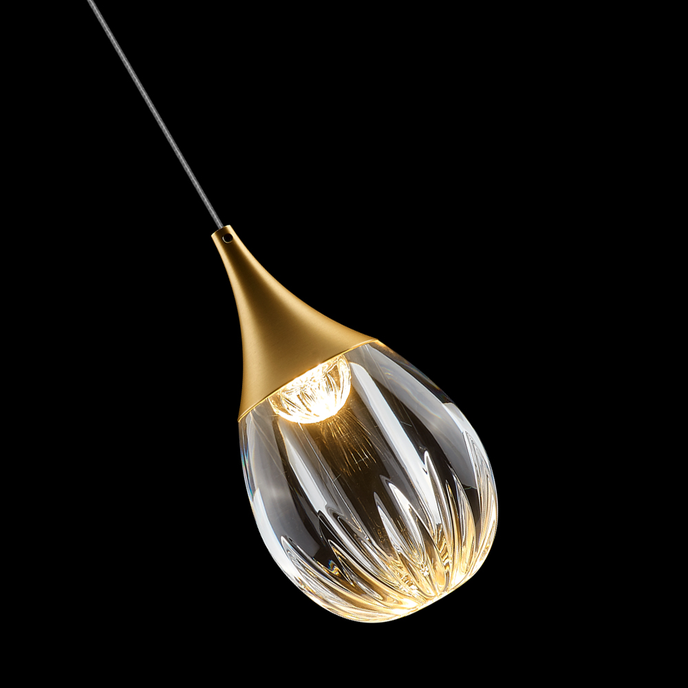 подвесной светильник delight collection stilla md24001004-1a gold/clear
