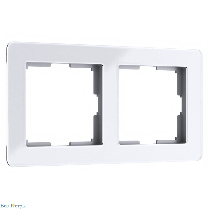 рамка на 2 поста werkel acrylic белый 4690389184840 w0022701