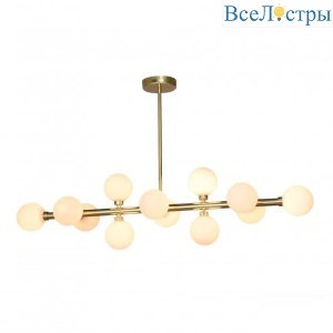 Подвесная люстра iLamp Golden 712P/12 GL-WH