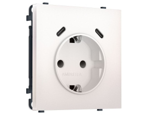 Комплект механизма электрической розетки SIGMA Жемчуг 2USB С+C 20W Ambrella Volt MS210510 (SP2105, PR165)