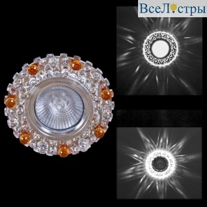 Встраиваемый светильник Reluce 00755-9.0-001CN MR16+LED3W CL+TEA
